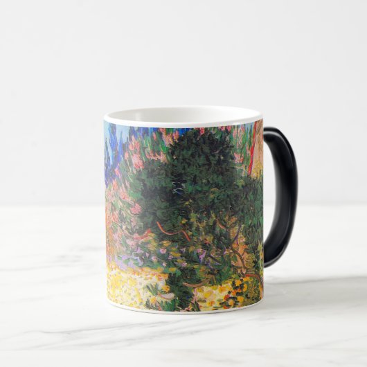 Vincent Van Gogh Blütengarten Verwandlungstasse (VorderseiteRechts)