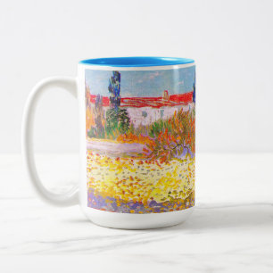 Vincent Van Gogh Blütengarten Zweifarbige Tasse