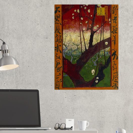 Vincent Van Gogh - Blütenpflanze Tree Foliendrucke (In Situ (Schreibtisch 2))