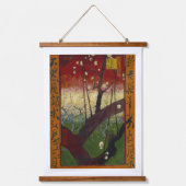 Vincent Van Gogh - Blütenpflanze Tree Wandteppich Mit Holzrahmen (Vorderseite)