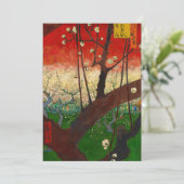 Vincent van Gogh - Blütenpflanzenbaum Dankeskarte (Stehend Vorderseite)