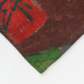 Vincent van Gogh - Blütenpflanzenbaum Fleecedecke (Ecke)