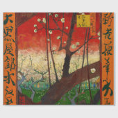 Vincent van Gogh - Blütenpflanzenbaum Geschenkpapier (Flach)