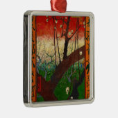 Vincent van Gogh - Blütenpflanzenbaum Ornament Aus Metall (Rechts)