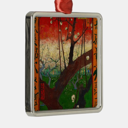 Vincent van Gogh - Blütenpflanzenbaum Ornament Aus Metall (Rechts)