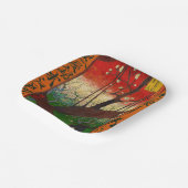 Vincent van Gogh - Blütenpflanzenbaum Pappteller (Gewinkelt)