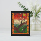 Vincent van Gogh - Blütenpflanzenbaum Postkarte (Stehend Vorderseite)