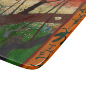 Vincent van Gogh - Blütenpflanzenbaum Schneidebrett (Ecke)