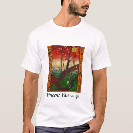 Vincent van Gogh - Blütenpflanzenbaum T-Shirt (Vorderseite)
