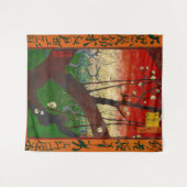 Vincent van Gogh - Blütenpflanzenbaum Wandteppich (Vorderseite (Horizontal))