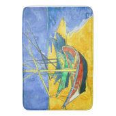 Vincent van Gogh Boats at Saintes-Marie watercol Badematte (Vorderseite Vertikal)
