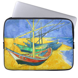 Vincent van Gogh Boats at Saintes-Marie watercol Laptopschutzhülle