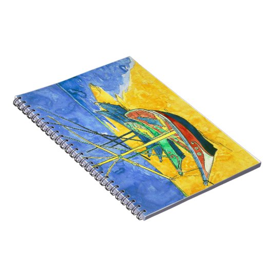 Vincent van Gogh Boats at Saintes-Marie watercol Notizblock (Rechte Seite)