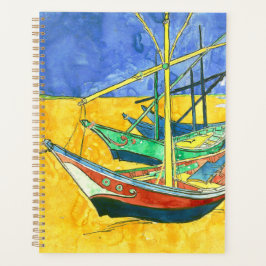 Vincent van Gogh Boats at Saintes-Marie watercol Planer