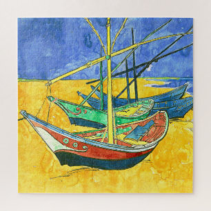 Vincent van Gogh Boats at Saintes-Marie watercol Puzzle