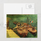 Vincent Van Gogh Boats Postkarte (Vorne/Hinten)