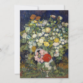 Vincent van Gogh - Bouquet der Blume in einer Vase Dankeskarte