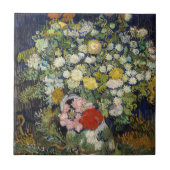Vincent van Gogh - Bouquet der Blume in einer Vase Fliese (Vorderseite)