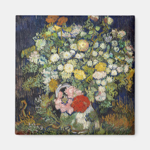 Vincent van Gogh - Bouquet der Blume in einer Vase Magnet