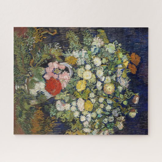 Vincent van Gogh - Bouquet der Blume in einer Vase Puzzle (Horizontal)