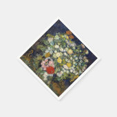 Vincent van Gogh - Bouquet der Blume in einer Vase Serviette (Ecke)