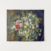 Vincent van Gogh - Bouquet der Blume in einer Vase Wandteppich (Vorderseite (Horizontal))