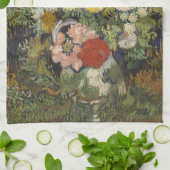 Vincent van Gogh Bouquet von Blume in einer Vase Geschirrtuch (Gefaltet)
