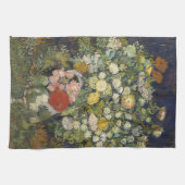 Vincent van Gogh Bouquet von Blume in einer Vase Geschirrtuch (Horizontal)