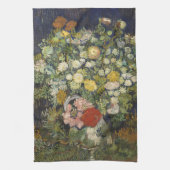 Vincent van Gogh Bouquet von Blume in einer Vase Geschirrtuch (Vertikal)