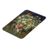 Vincent van Gogh Bouquet von Blume in einer Vase Magnet (Linke Seite)