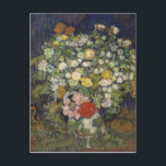 Vincent Van Gogh| Bouquet von Blume in einer Vase Postkarte<br><div class="desc">Bouquet der Blume in einer Vase von Vincent Van Gogh � Bridgeman-Bilder</div>