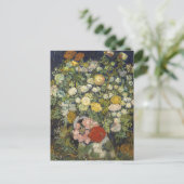 Vincent van Gogh Bouquet von Blume in einer Vase Postkarte (Stehend Vorderseite)