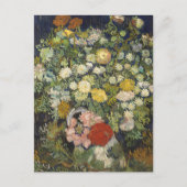 Vincent van Gogh Bouquet von Blume in einer Vase Postkarte (Vorderseite)