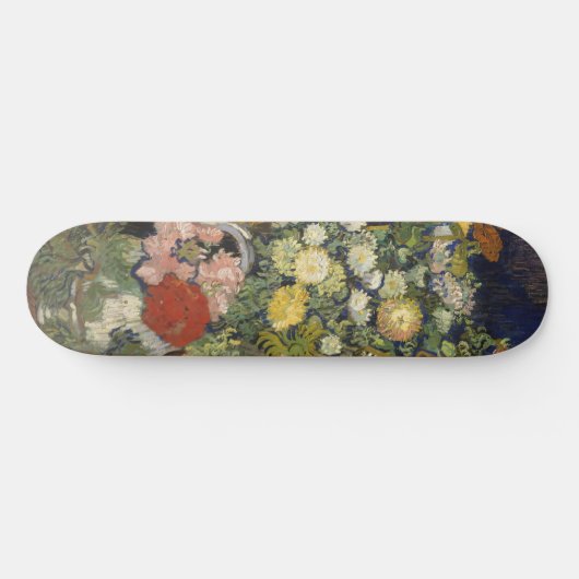Vincent van Gogh Bouquet von Blume in einer Vase Skateboard (Horizontal)