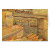 Vincent van Gogh Brücken über die Seine Asnieres (Vorderseite (Horizontal))