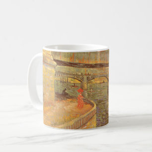 Vincent van Gogh Brücken über die Seine in Asnière Kaffeetasse