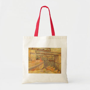 Vincent van Gogh Brücken über die Seine in Asnière Tragetasche