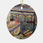 Vincent Van Gogh - Brücken über die Seine Keramikornament (Links)