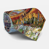 Vincent Van Gogh - Brücken über die Seine Krawatte (Gerollt)