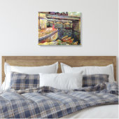 Vincent Van Gogh - Brücken über die Seine Leinwanddruck (Insitu (Schlafzimmer))
