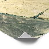 Vincent van Gogh | Bühne mit Booten, 1888 Poster (Ecke)