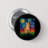 Vincent Van Gogh Button (Vorne & Hinten)