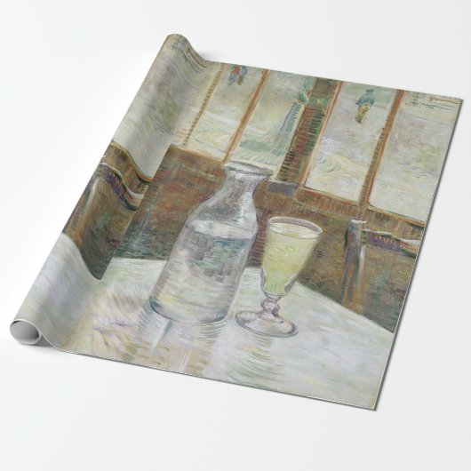Vincent Van Gogh Cafe Table mit Absinthe Geschenkpapier (Ungerollt)