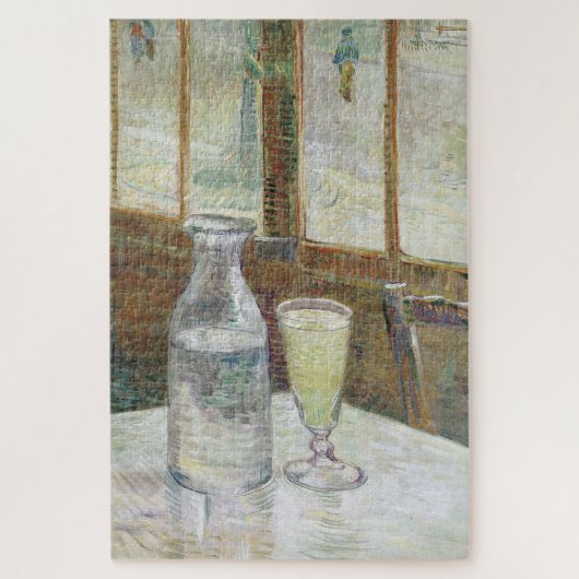 Vincent Van Gogh Cafe Table mit Absinthe Puzzle (Vertikal)
