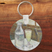 Vincent Van Gogh Cafe Table mit Absinthe Schlüsselanhänger (Vorderseite)