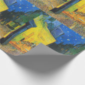 Vincent Van Gogh Café Terasse New Orleans Club Geschenkpapier (Ecke)
