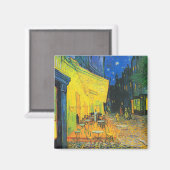 Vincent Van Gogh Café Terasse New Orleans Club Magnet (Vorderseite/Rückseite)