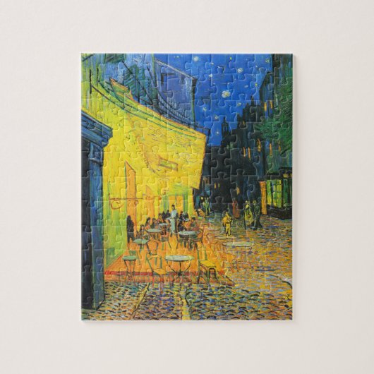 Vincent Van Gogh Café Terasse New Orleans Club Puzzle (Vertikal)