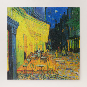Vincent Van Gogh Café Terasse New Orleans Club Puzzle