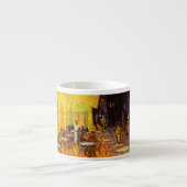 Vincent Van Gogh Cafe Terrace At Night Fine Art Espressotasse (Vorderseite)